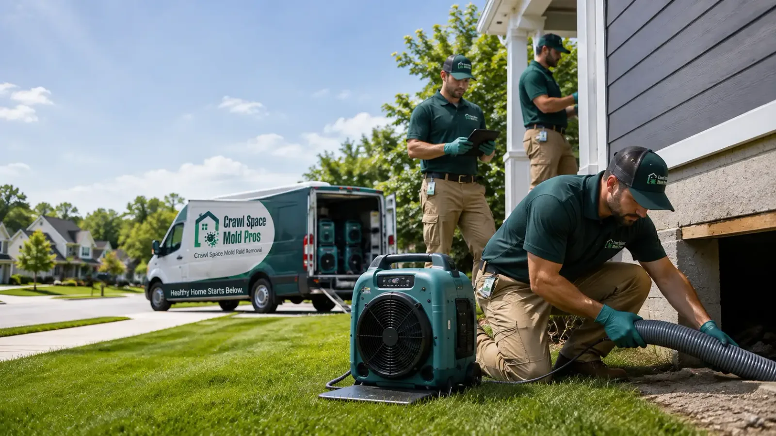 Crawl Space Mold Removal in Bancroft, ID